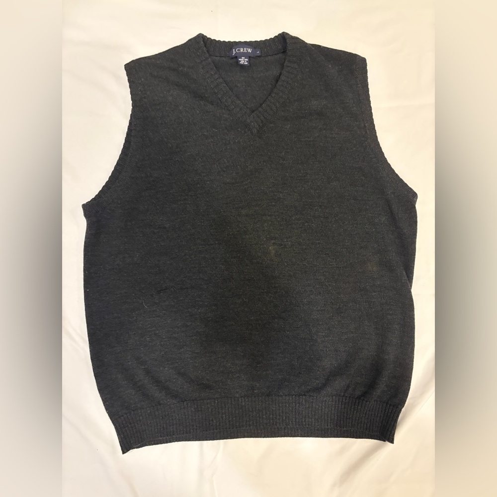 J. Crew Sweater Vest size large merino wool